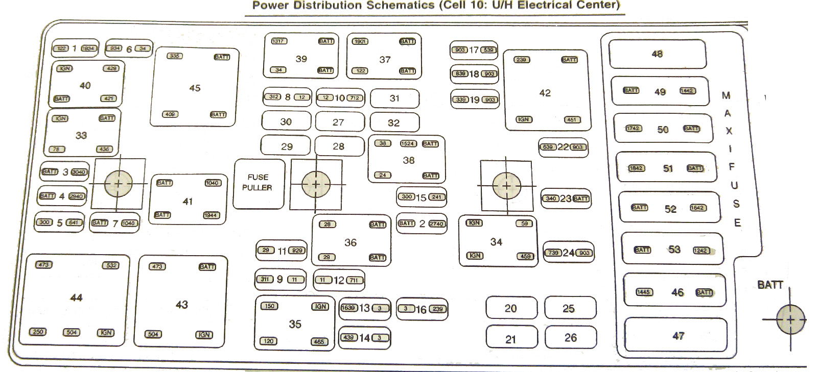 C5 Under Hood Fuse Panel Team Zr 1 Corvette Racers